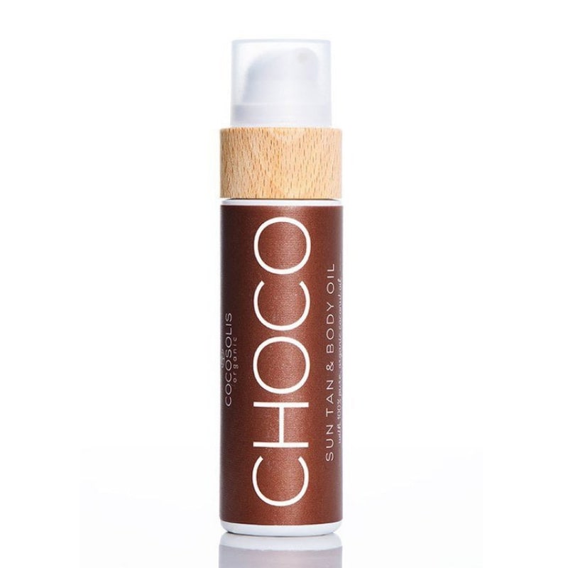 Λάδι για Σοκολατένιο Μαύρισμα Cocosolis CHOCO Sun Tan & Body Oil 110ml
