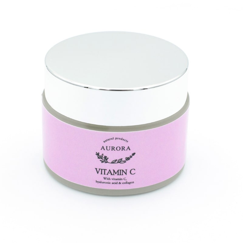 Aurora Vitamin C Face Cream – Κρέμα Προσώπου με Βιταμίνη C, Υαλουρονικό και Κολλαγόνο 50ml