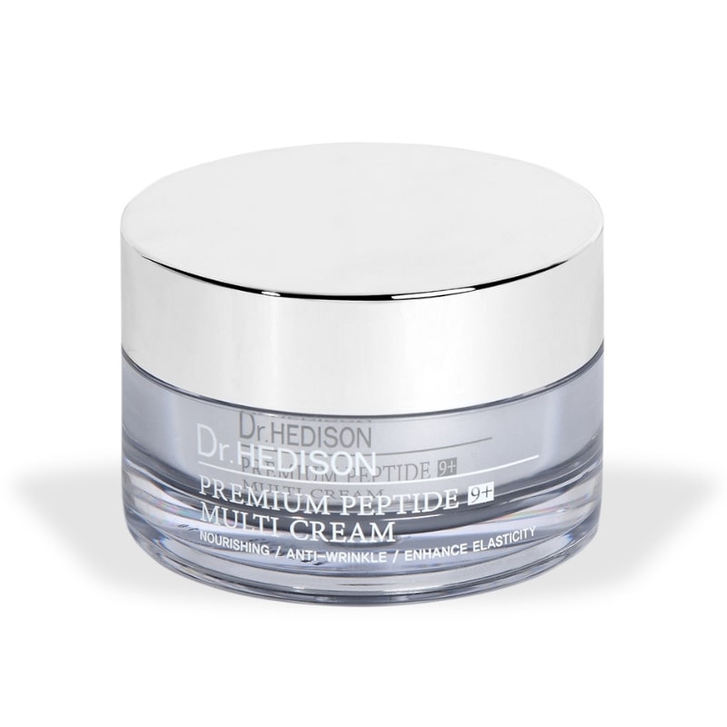 Dr. Hedison Premium Peptide 9+ Multi Cream – Αντιγηραντική Κρέμα Προσώπου Με 9 Πεπτίδια και 8 Υαλουρονικά Οξέα  50ml