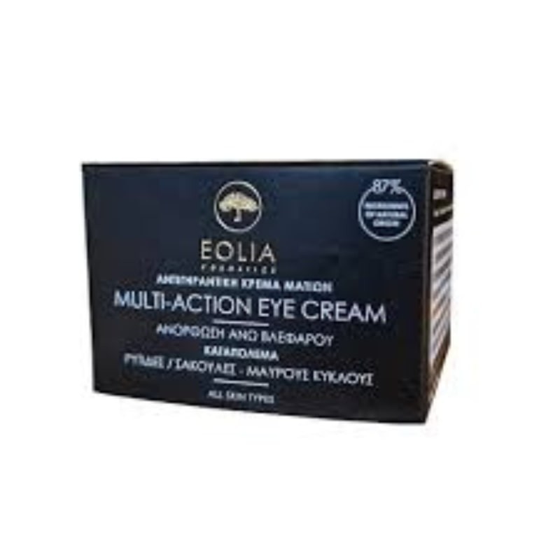 Eolia Multi Action Eye Cream - Αντιγηραντική Κρέμα Ματιών με Βιταμίνη C και Γλυκοκηραμίδια 15ml